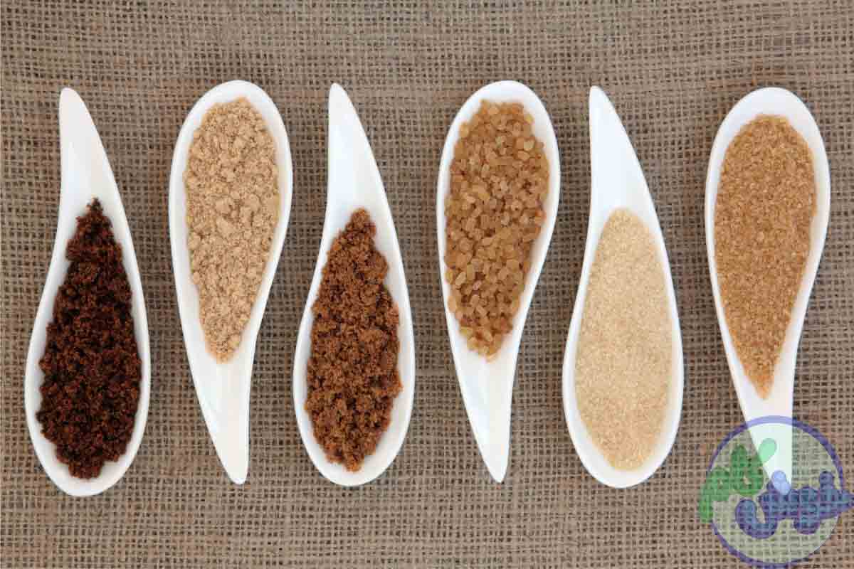 انواع شکر قهوه ای اصل در جهان